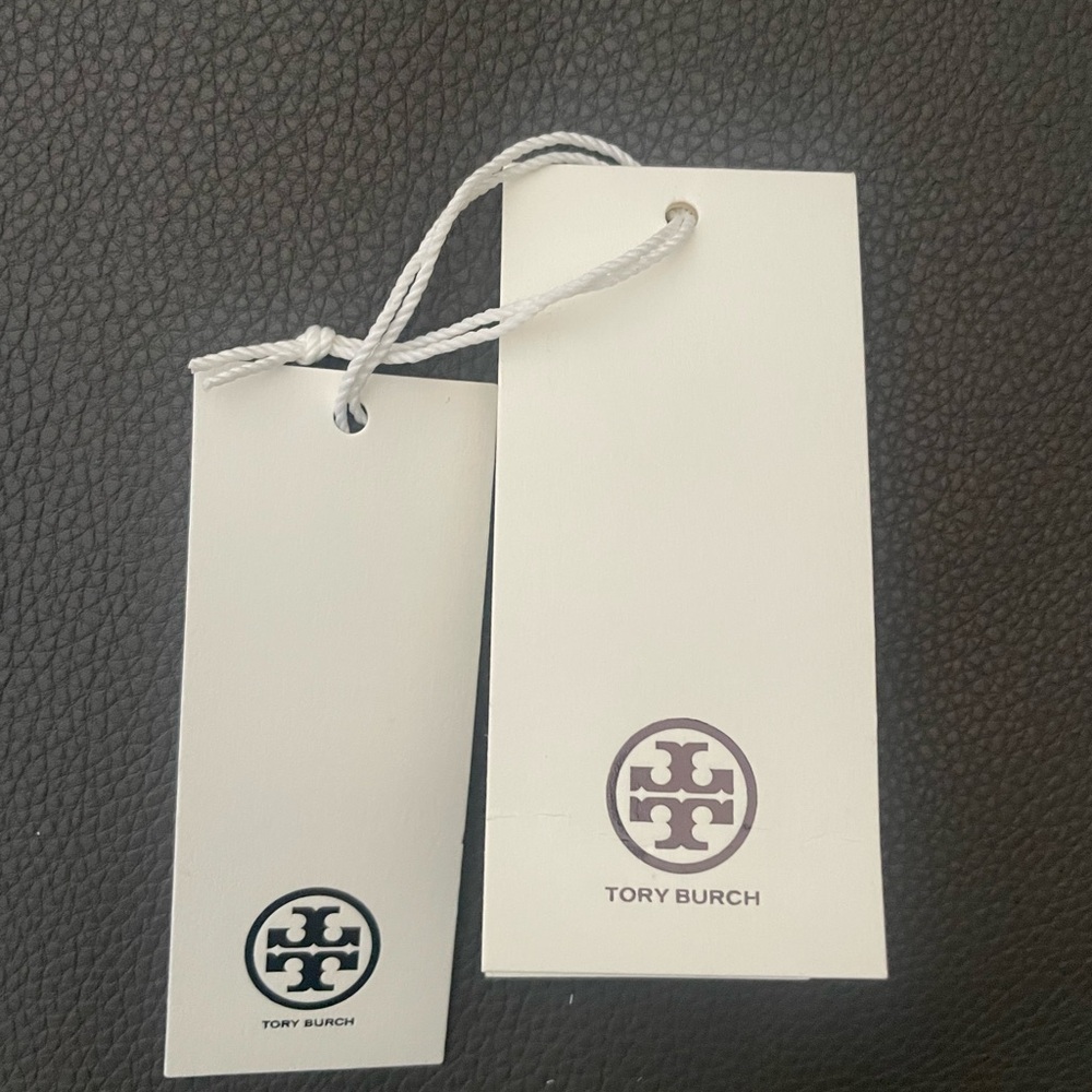 Tory Burch Patent Leather Gray Emerson Tote Bag EUC! - Picture 8 of 8